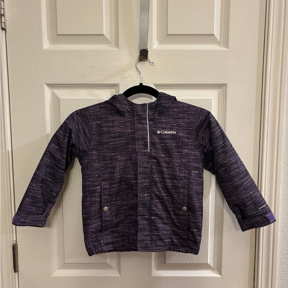 Columbia purple toddler coat size 4T